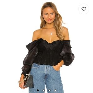 Black house of harlow 1960 burna blouse